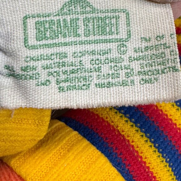70's Vintage Knickerbocker Ernie Sesame Street Muppet 13" Plush Stuffed Toy - Picture 3 of 12